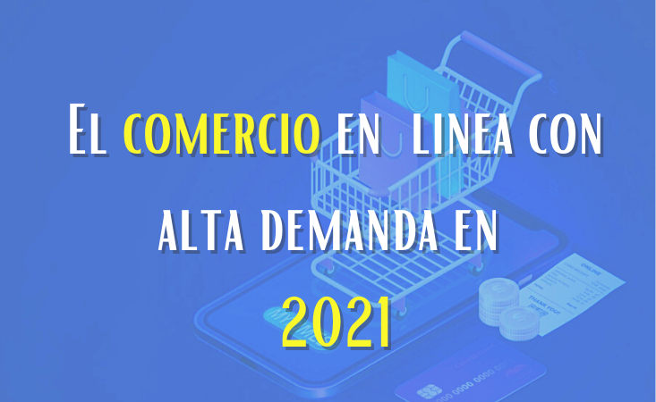 El comercio en linea con alta demanda en 2021